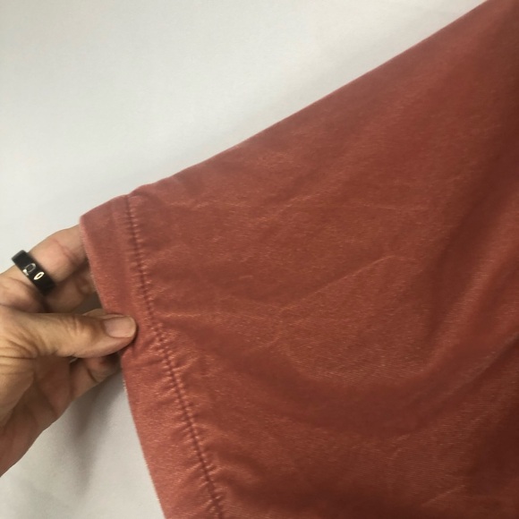 Old Navy Velour Back Button Peasant Top Butterfly Sleeve Blush - Picture 3 of 7